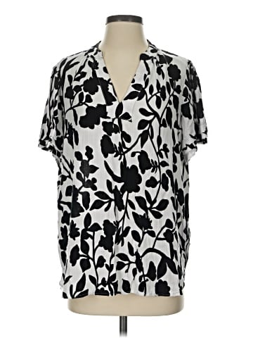 Well Worn Short Sleeve Blouse (view 1)