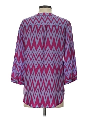 Ellie Kai 3/4 Sleeve Silk Top (view 2)
