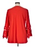 Alfani 100% Polyester Red 3/4 Sleeve Top Size 1X - photo 2