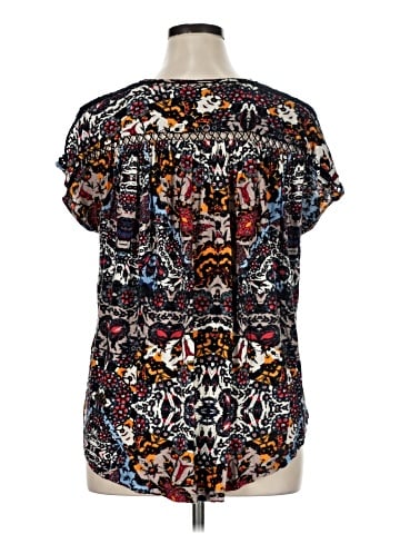 Lucky Brand Short Sleeve Blouse (view 2)