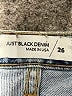 Just Black Blue Jeans Size 26 waist - photo 7