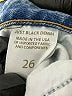 Just Black Blue Jeans Size 26 waist - photo 8