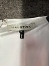 Halston 100% Polyester Solid White Cocktail Dress Size 10 - photo 7