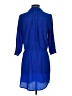 Aqua 100% Polyester Blue Casual Dress Size S - photo 2