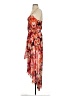 Guess 100% Polyester Print Red Cocktail Dress Size S - photo 5