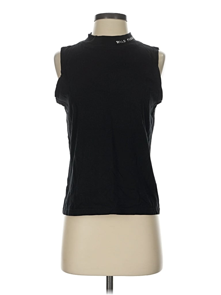 Pre-owned Wildfang Sleeveless T-shirt In Black