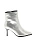 Unbranded Metallic Silver Ankle Boots Size 5 1/2 - photo 1