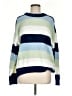 George 100% Polyester Stripes Blue Pullover Sweater Size M - photo 1