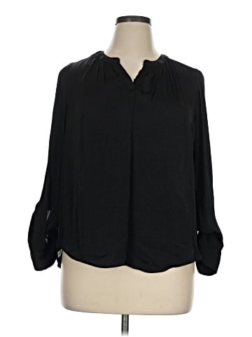 Simply Vera Vera Wang 3/4 Sleeve Blouse (view 1)