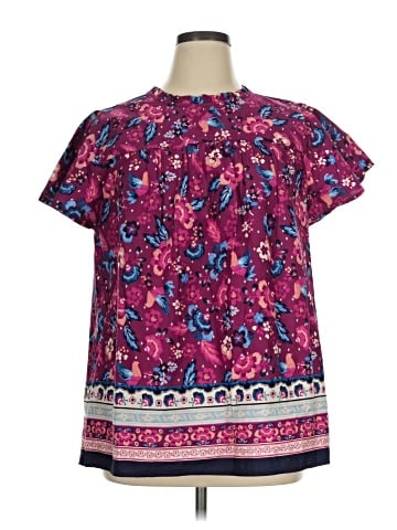 Lane Bryant Short Sleeve Blouse (view 1)