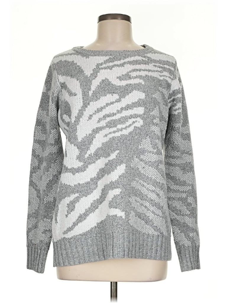 Pre-owned Pink Clover Pullover Sweater In Silver
