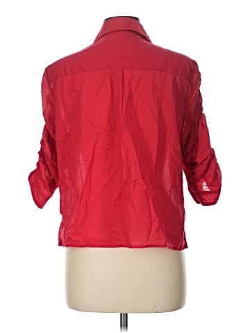 Boston Proper 3/4 Sleeve Button-Down Shirt (view 2)