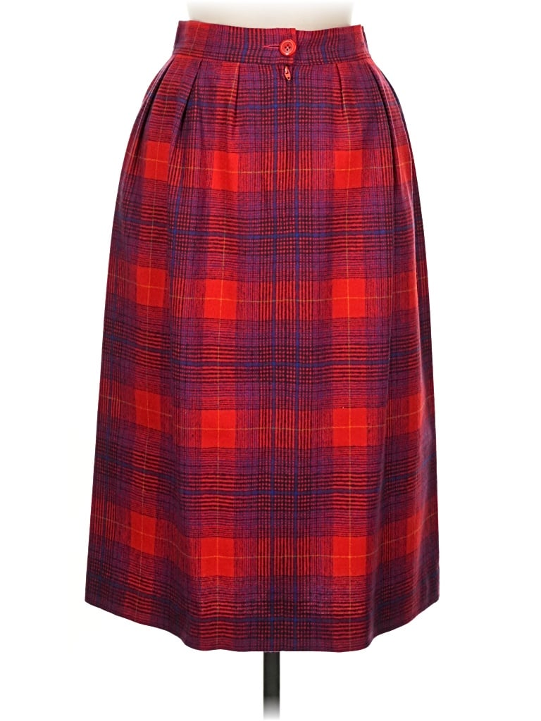 Pre-owned Pendleton Wool Skirt In Red