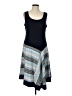 MSK Chevron-herringbone Blue Casual Dress Size L - photo 1