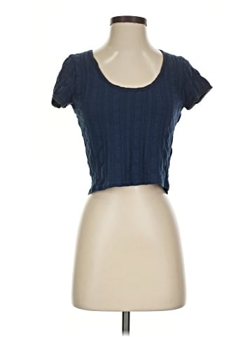 Madewell Pointelle Scoopneck Crop Tee (view 1)