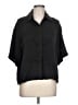 Veronica M. Black Short Sleeve Blouse Size L - photo 1