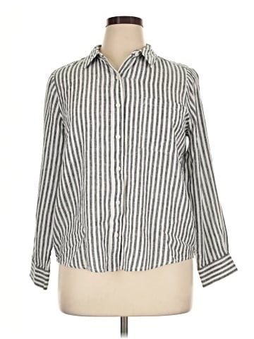 Style&Co Long Sleeve Button-Down Shirt (view 1)