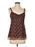 Ann Taylor LOFT 100% Polyester Brown Sleeveless Blouse Size 4 - photo 1