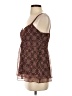Ann Taylor LOFT 100% Polyester Brown Sleeveless Blouse Size 4 - photo 5