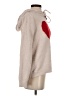 Cupcakes & Cashmere 100% Polyester Hearts Tan Pullover Sweater Size S - photo 4
