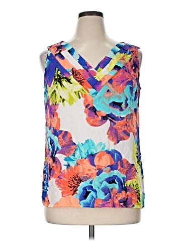 Worthington Sleeveless Blouse (view 1)