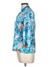 Unbranded Floral Blue 3/4 Sleeve Blouse Size L (estimated) - photo 5