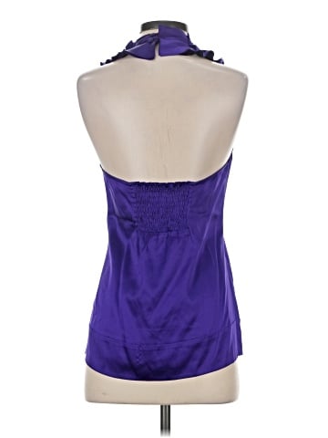 BCBGMAXAZRIA Sleeveless Silk Top (view 2)