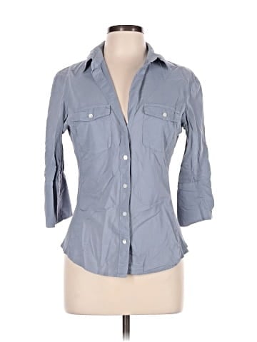 James Perse 3/4 Sleeve Button-Down Shirt (view 1)