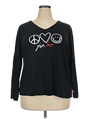 Peace Love World Long Sleeve T-Shirt (view 1)