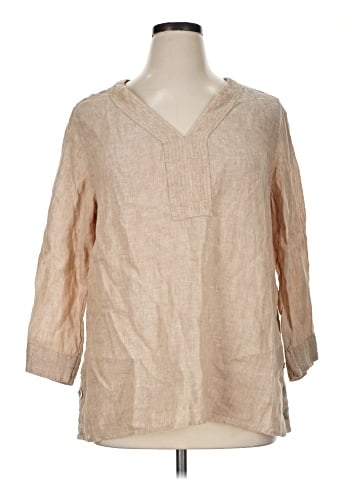 Sigrid Olsen 3/4 Sleeve Blouse (view 1)