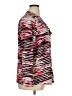Calvin Klein 100% Polyester Animal Print Pink Long Sleeve Blouse Size XL - photo 4