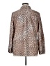 Chico's Animal Print Tan Long Sleeve Blouse Size XL - photo 2