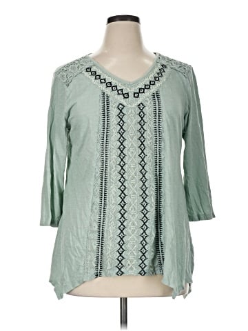 Style&Co 3/4 Sleeve Blouse (view 1)
