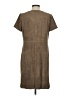 Chico's Solid Brown Casual Dress Size S - photo 2