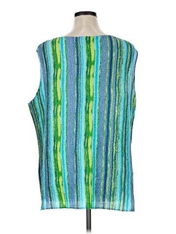 Pleats Collection Sleeveless T-Shirt (view 2)
