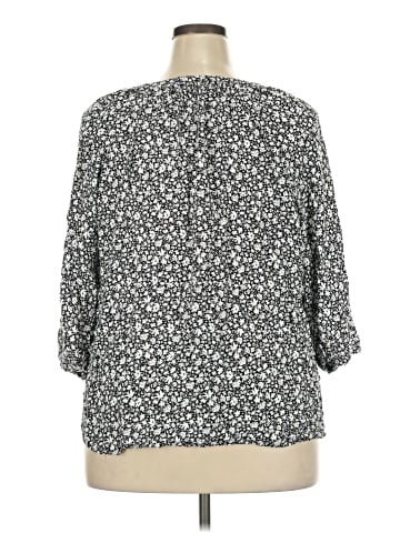 Jones & Co 3/4 Sleeve Blouse (view 2)