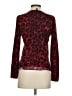Talbots 100% Wool Animal Print Red Wool Cardigan Size S (petite) - photo 2