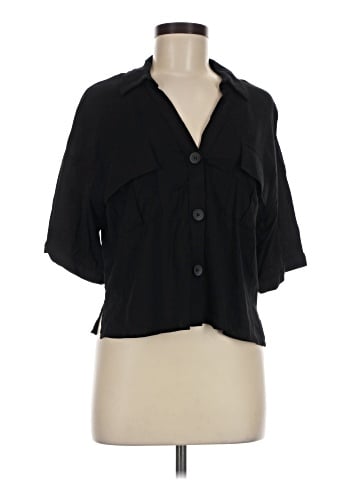 Moa Moa 3/4 Sleeve Button-Down Shirt (view 1)