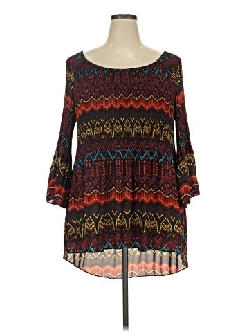Cato 3/4 Sleeve Blouse (view 1)