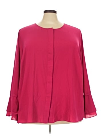 Calvin Klein Long Sleeve Blouse (view 1)