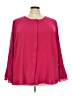 Calvin Klein Solid Pink Long Sleeve Blouse Size 3X - photo 1
