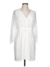 Halston 100% Polyester Solid White Cocktail Dress Size 10 - photo 1
