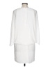 Halston 100% Polyester Solid White Cocktail Dress Size 10 - photo 2