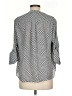 Torrid 100% Polyester Polka Dots Gray 3/4 Sleeve Blouse Size Med Plus (00) - photo 2