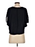 A. Byer 100% Polyester Black Short Sleeve Blouse Size S - photo 2