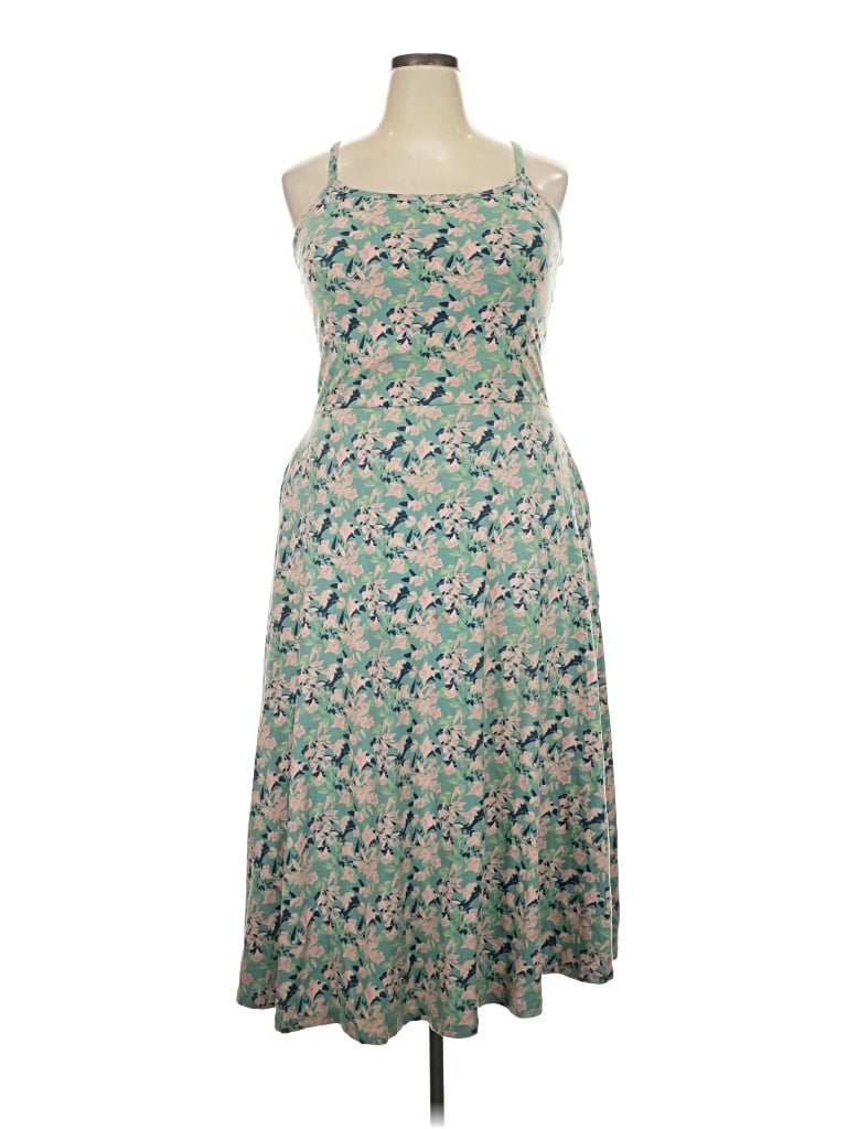 Pre-owned Pact Casual Dress In Green
