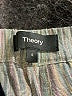 Theory Chevron-herringbone Silver Casual Pants Size 6 - photo 7