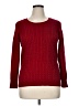 Talbots Chevron-herringbone Red Pullover Sweater Size 1X - photo 1