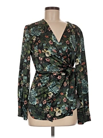 Badgley Mischka Long Sleeve Blouse (view 1)