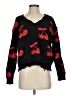 Aqua Hearts Black Pullover Sweater Size XS - photo 1